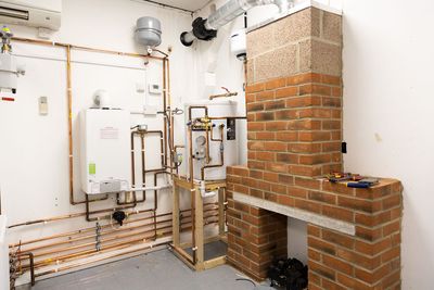 Boiler training station at the East Anglia Energy Academy